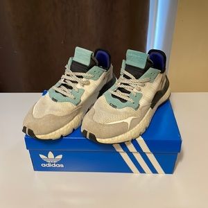 Adidas boost sneakers.